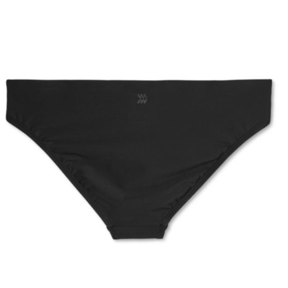 All in Motion Black Medium Coverage Bikini Bottom - Picture 7 of 10